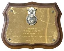 Law Enforcement Award Plaque