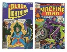 DC Comic and Marvel | Black Lightning and Machine Man | Comic Book Collection