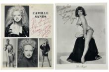 Burlesque Performer Photo and Signature Collection