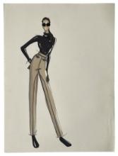 Luxury Fashion Brands | Original Designer Sketch | One of a Kind Artwork