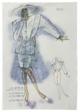 Christian Dior | Original Designer Sketch | One of a Kind Artwork