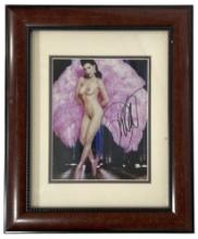 Framed Signed Burlesque Photo
