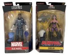 Marvel Legends Series | Blue Marvel and Shiklah | Action Figures