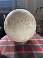 Large Milk Glass Round Light Globe