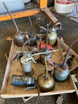 Flat of Oil Cans - 11