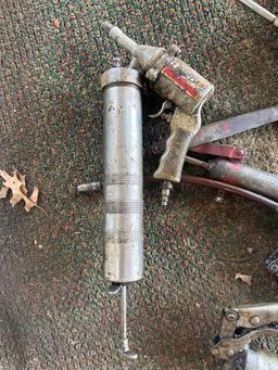 Lot of 10 Grease Guns - 1 Pneumatic