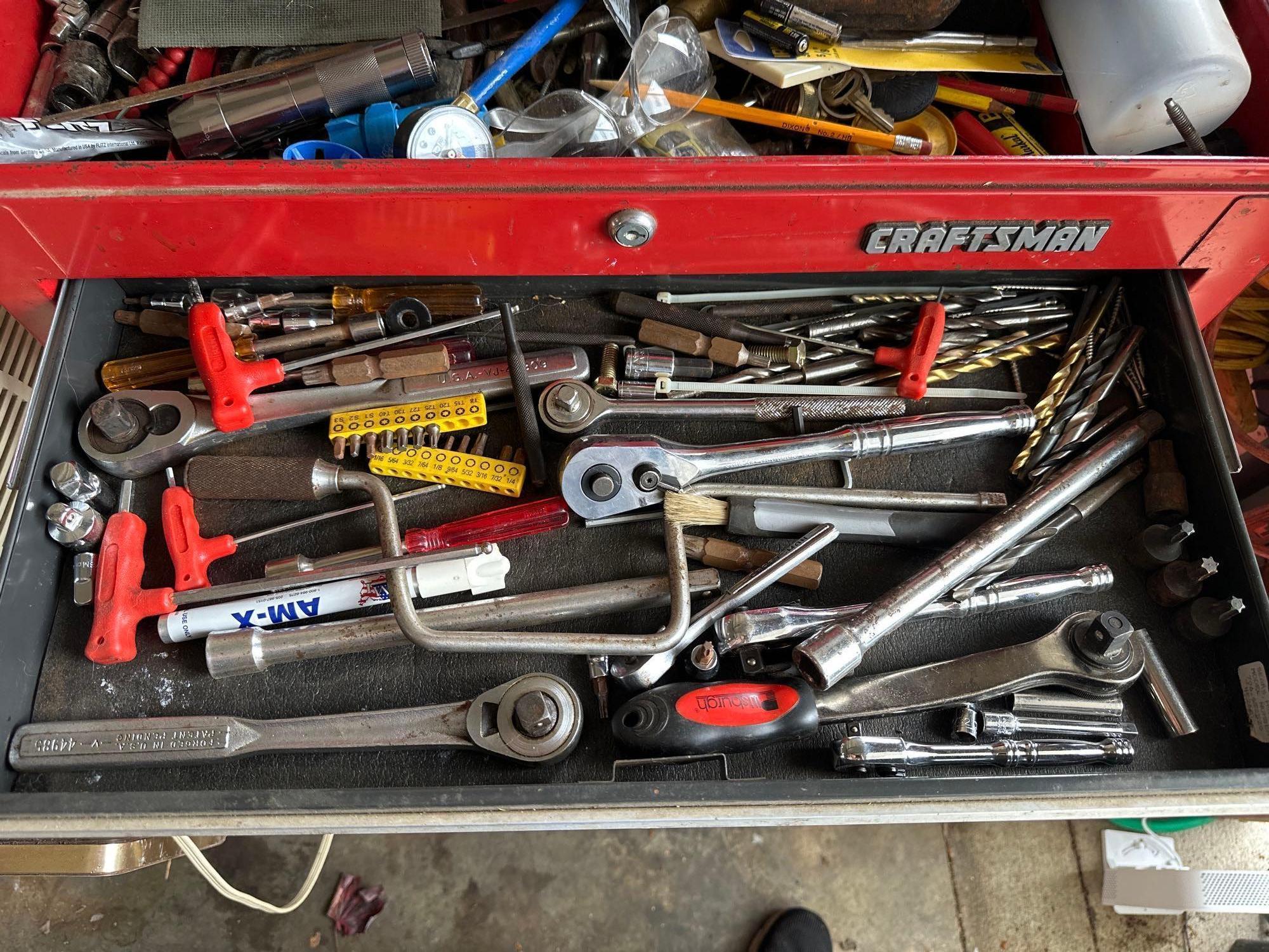 Craftsman Tool Chest FULL of Hand Tools