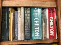 Chilton & Haynes Manuals - Cabinet Contents