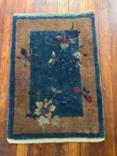 37" x 25" Oriental Wool Rug