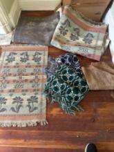 4 Rugs and 2 Blankets