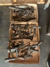 3 Flats of Vintage Wrenches & Tools