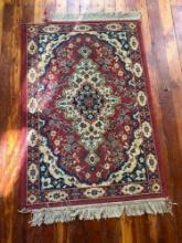 32" x 47" Red Area Rug