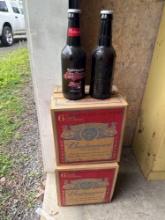 14 Cleveland Indians Budweiser Bottles - Banks