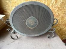 Vintage Wards Operadio 1926 Radio Speaker on Wrought Iron Base