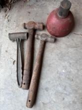 Tool Lot - Brass Hammer