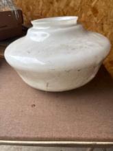 Milk Glass Schoolhouse Light Globe