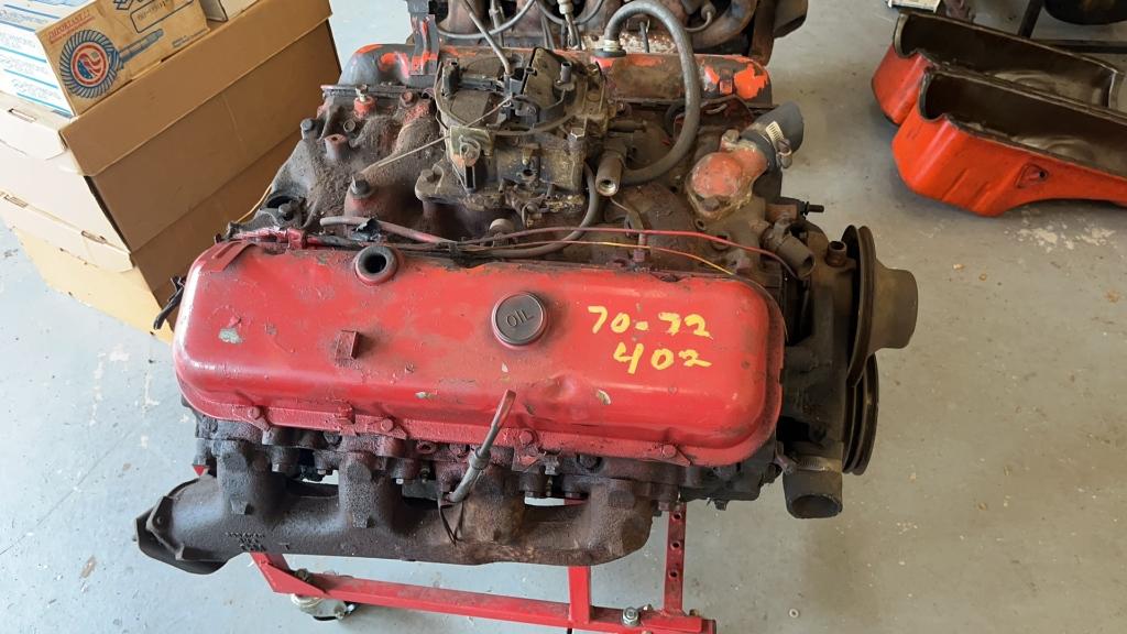 Labeled as 402 big block