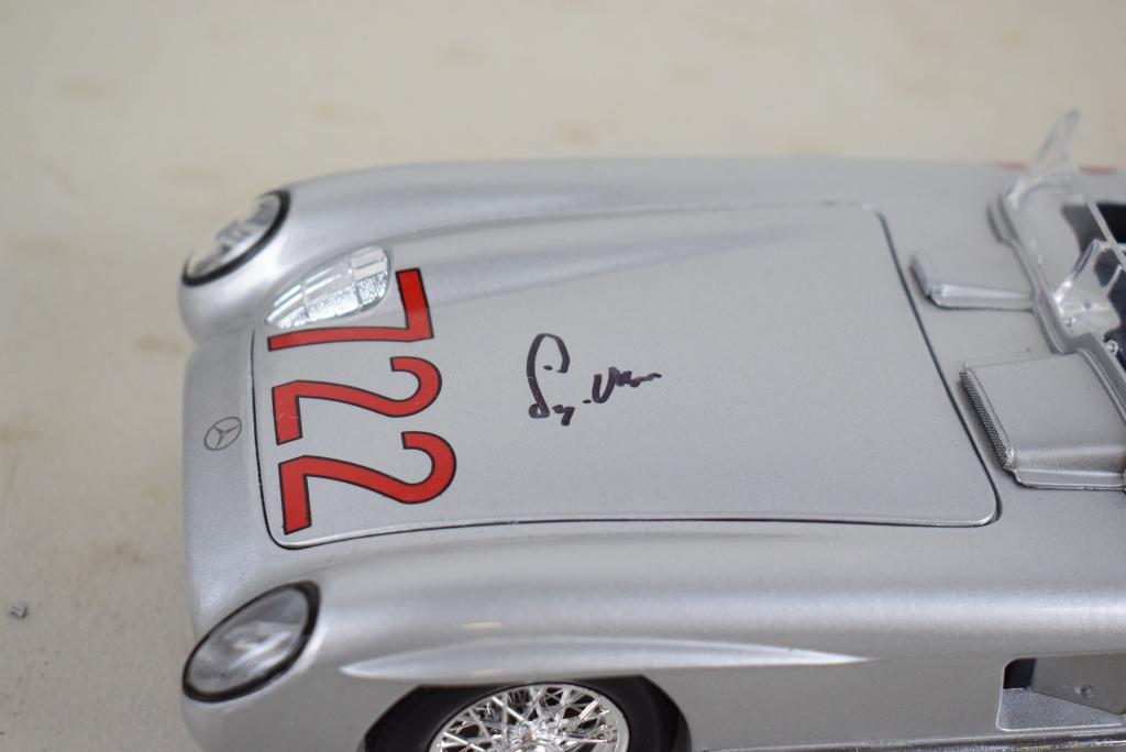 Autographed collectible diecast Mercedes