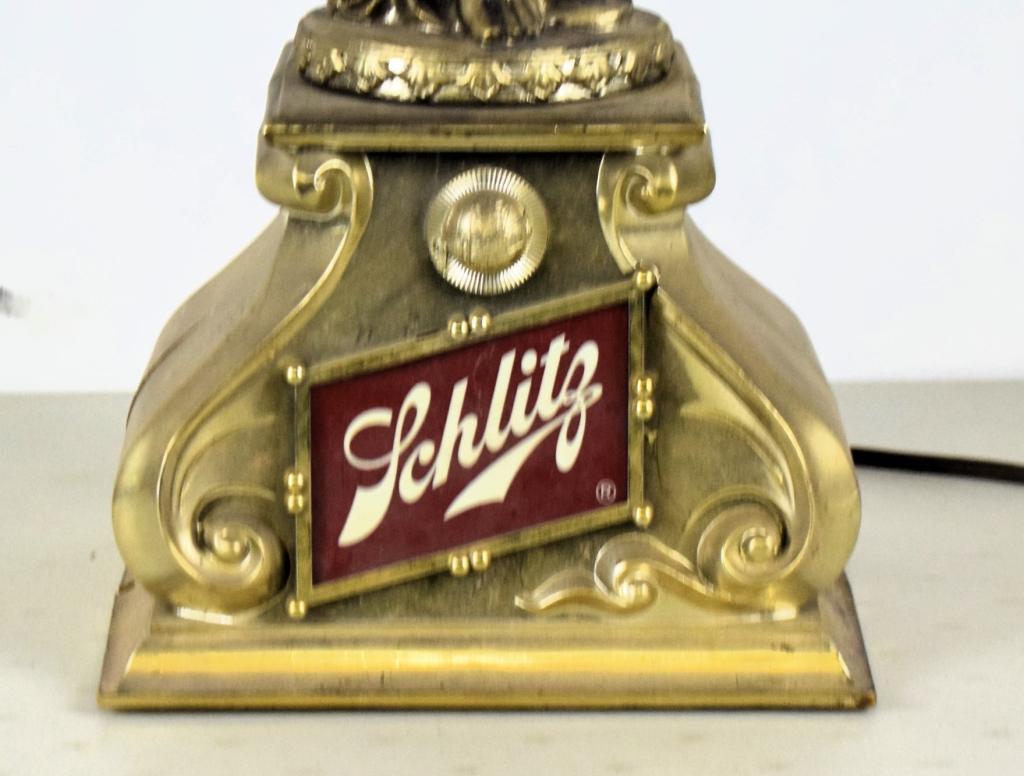 Schlitz lighted statue, 44" tall