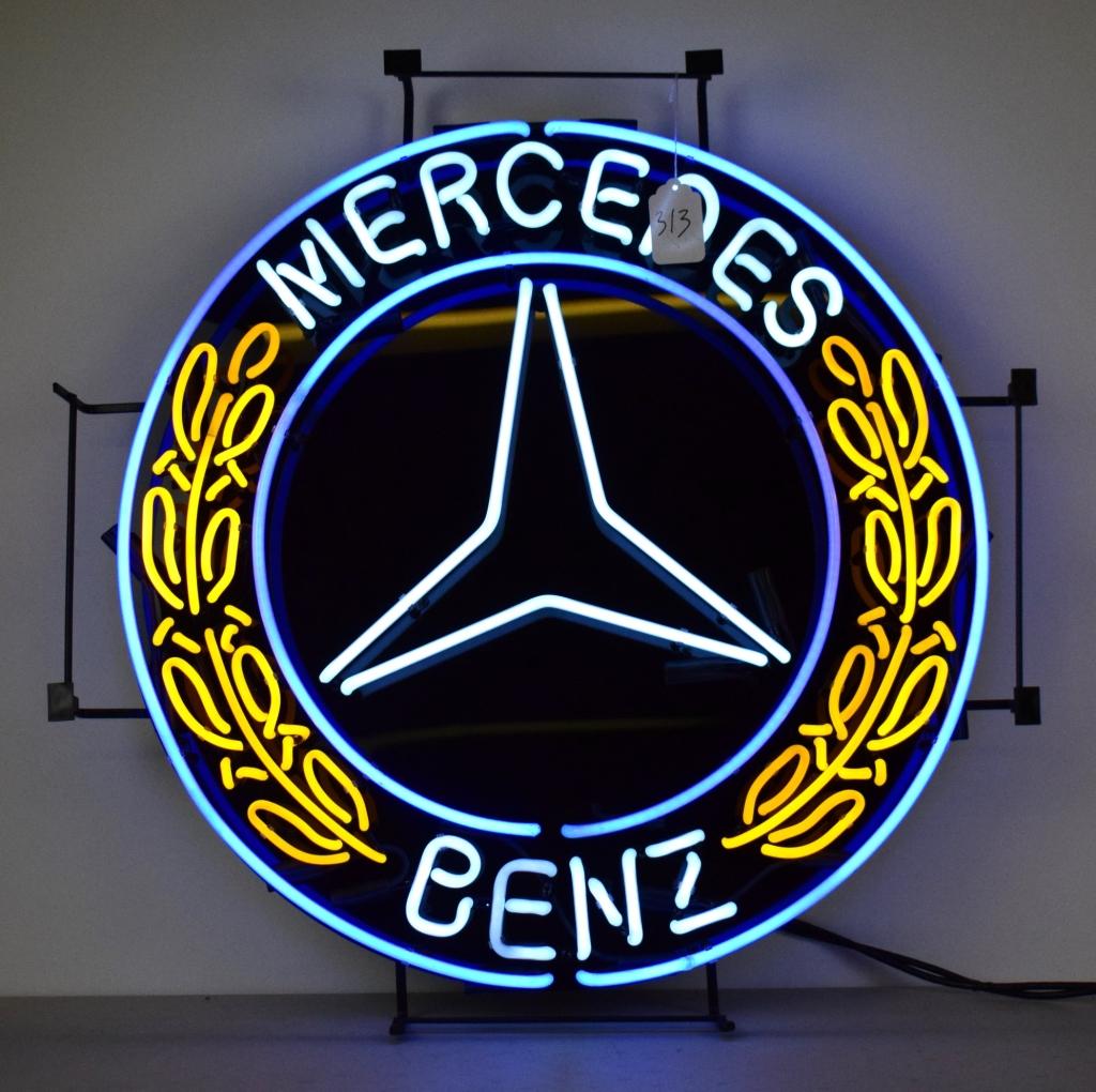 Mercedes neon sign