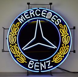 Mercedes neon sign