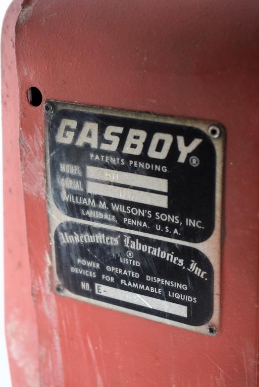 Gasboy gas pump w/Texaco decal