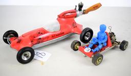 Thimble Drome Prop Rod w/Rat Fink and go-cart