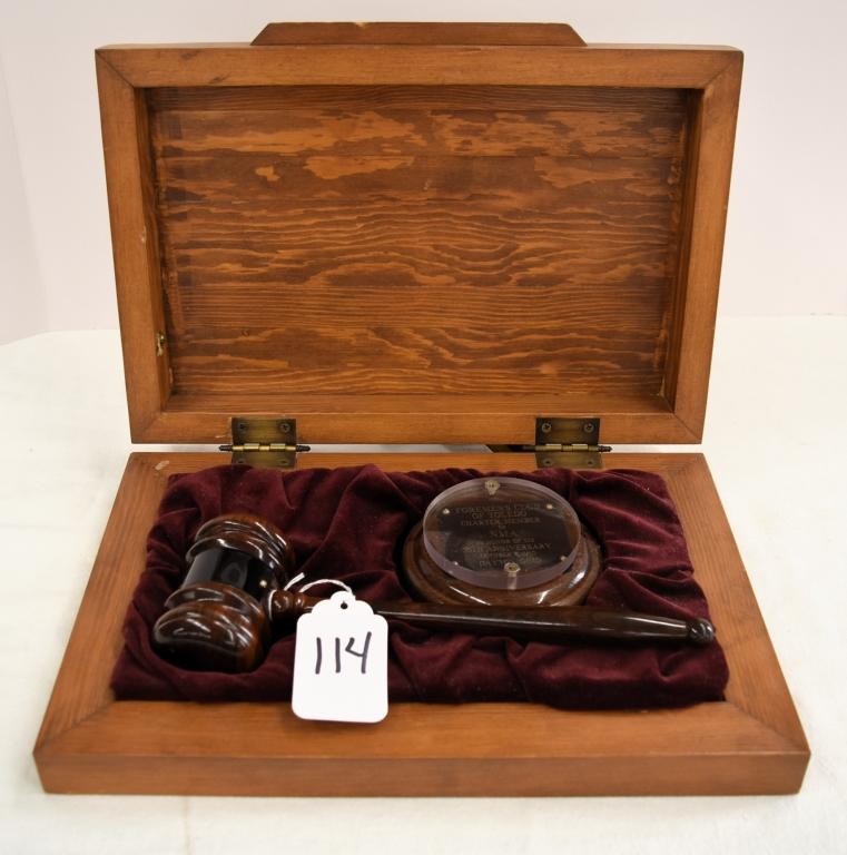 Presentation mallet in box