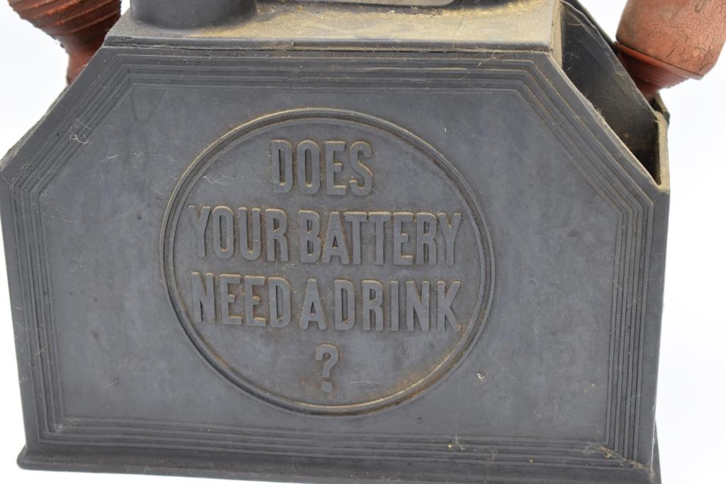 Battery servicing box w/tools