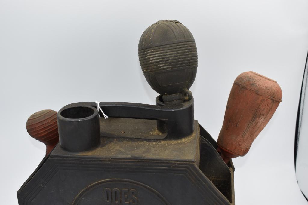 Battery servicing box w/tools