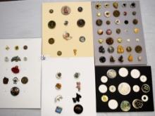 4 Cards of assorted subjects & materials