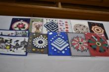 24 Cards nursery rhymes & other misc buttons