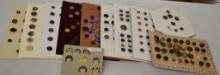 11 cards, assorted material