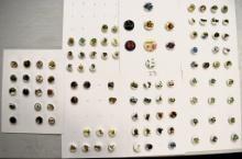 7 Cards English Birchcroft China buttons