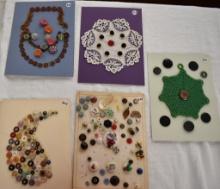 5 Cards- Assorted material