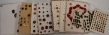 11 Cards small asst color & materials, picture