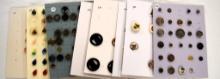 8 Cards towers, castles, coat of arms, stems,