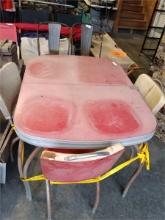 VINTAGE RED TABLE