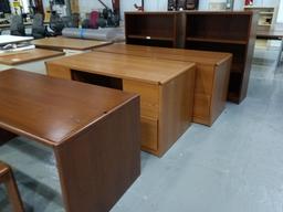 OFFICE SHELVES AND DESKS