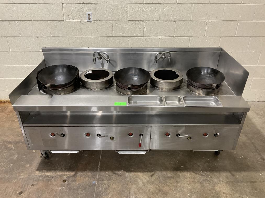 5-Burner Wok, Natural Gas