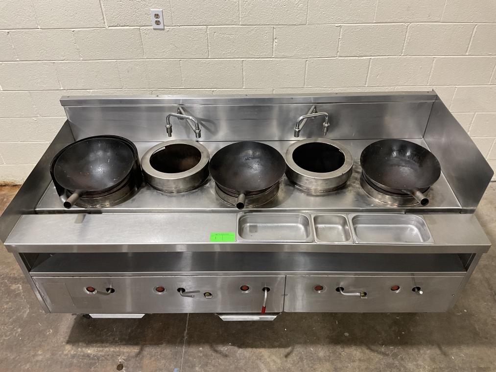 5-Burner Wok, Natural Gas