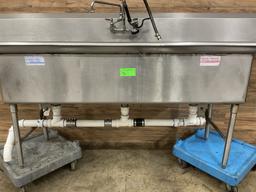 Southern Stainless Three Bay Sink