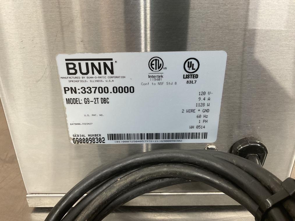 Bunn Coffee Grinder, 120v