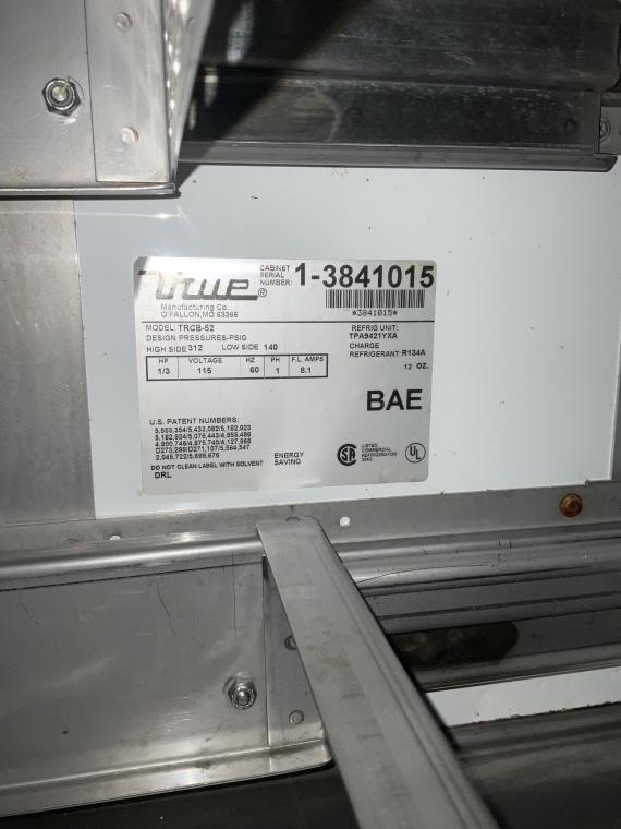 True Refrigerated Chef Base, 115v