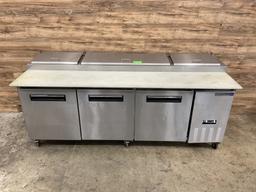 Central 3-Door Refrigerated Prep Station, 115v