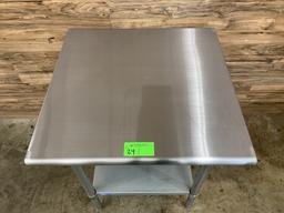 Central Stainless Steel Table