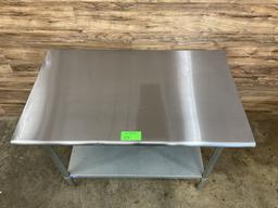 Central Stainless Steel Table