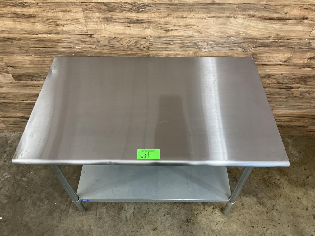 Central Stainless Steel Table