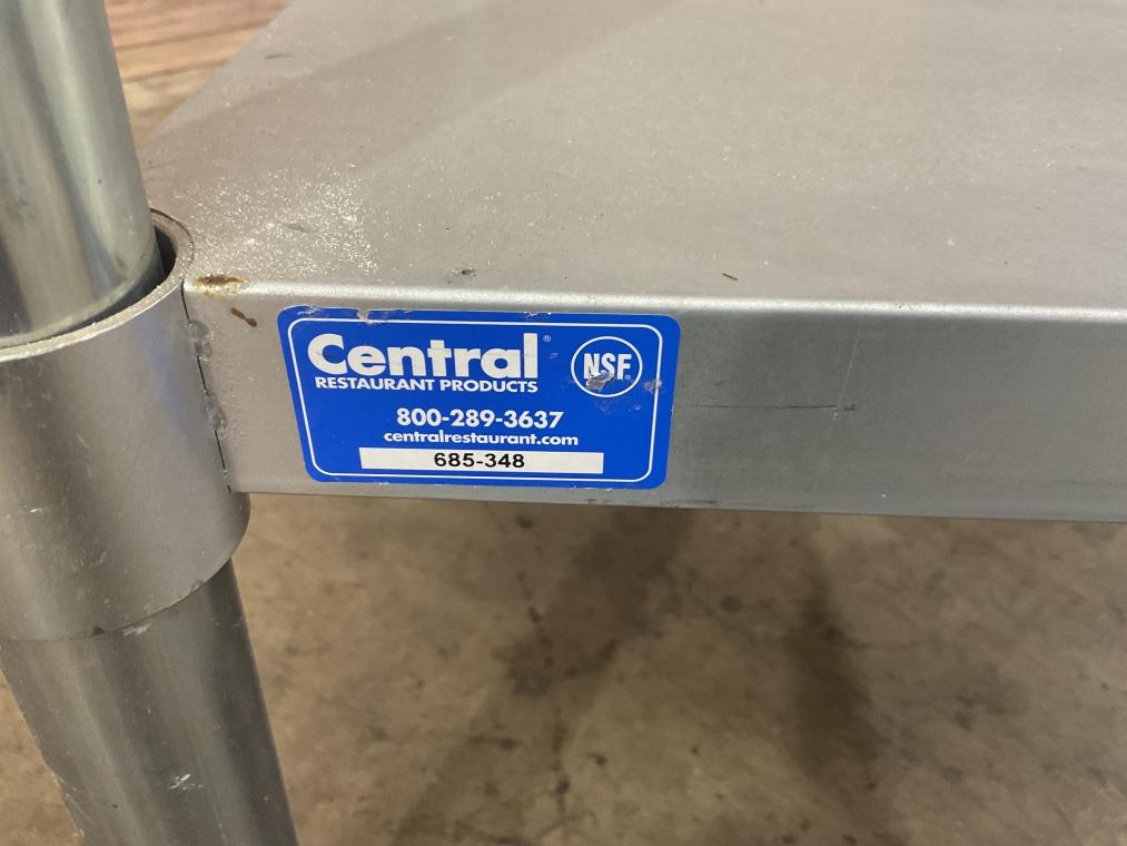 Central Stainless Steel Table