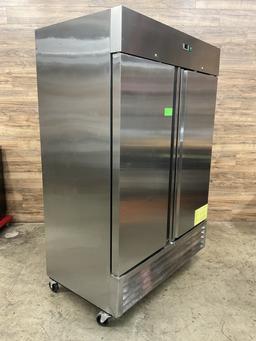 SG Stainless Steel Double Door Cooler, 115v